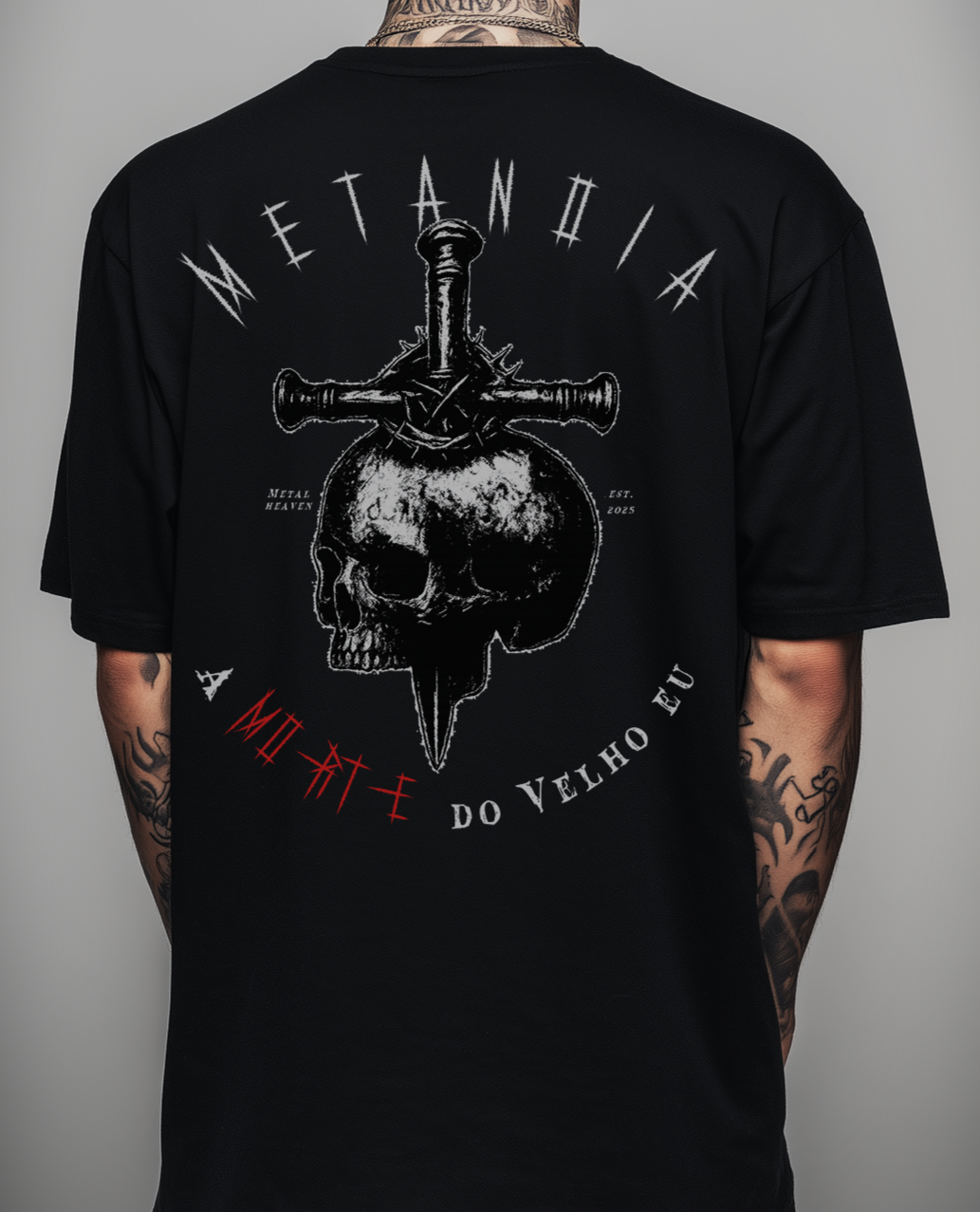 Camiseta Metanoia - A Morte Do Velho Eu
